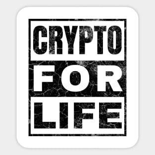 Crypto for Life Sticker